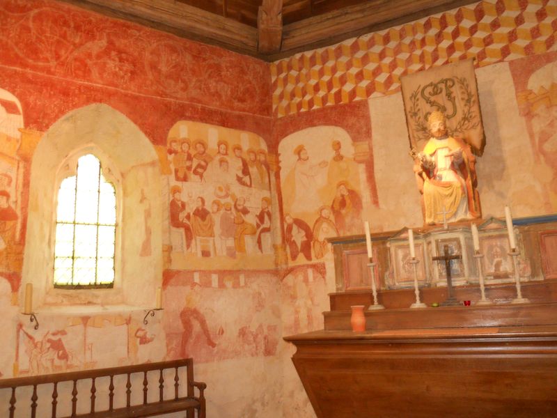Peintures murales Chapelle de Réveillon