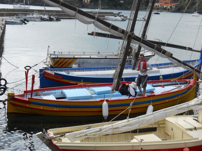 Vieux bateaux à Collioure
